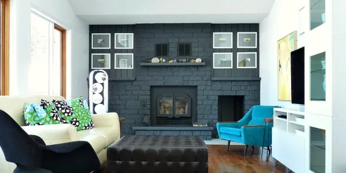Brick Fireplace Painters in Woodinville, WA